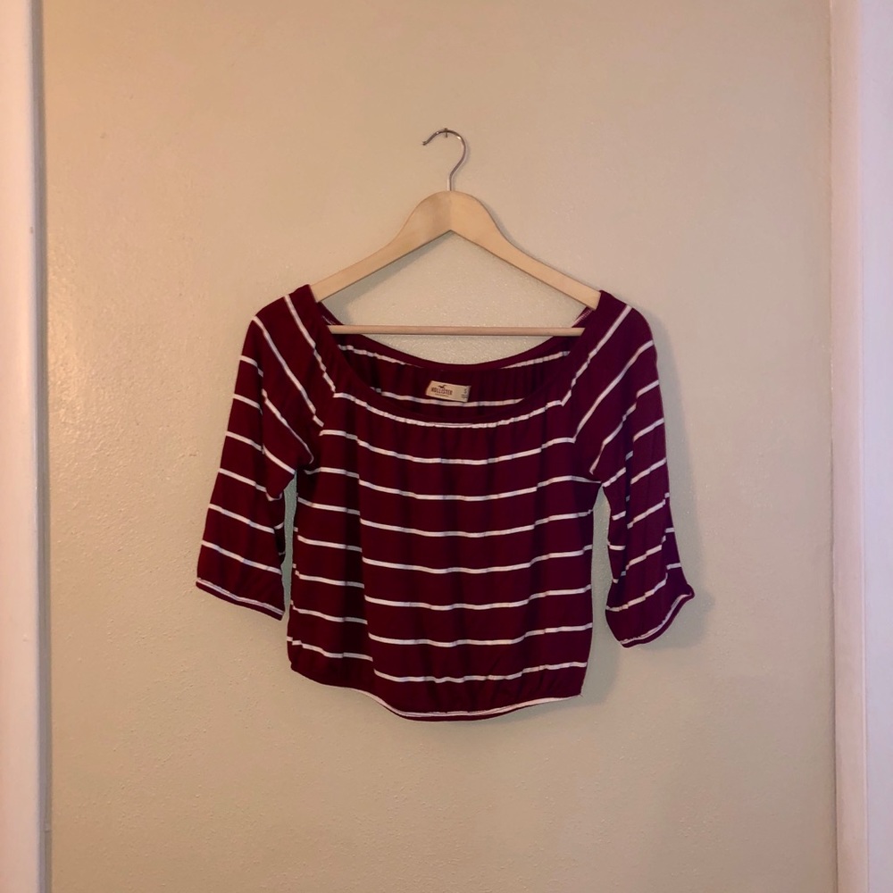 Hollister Co. Off-Shoulder 3/4 Sleeve